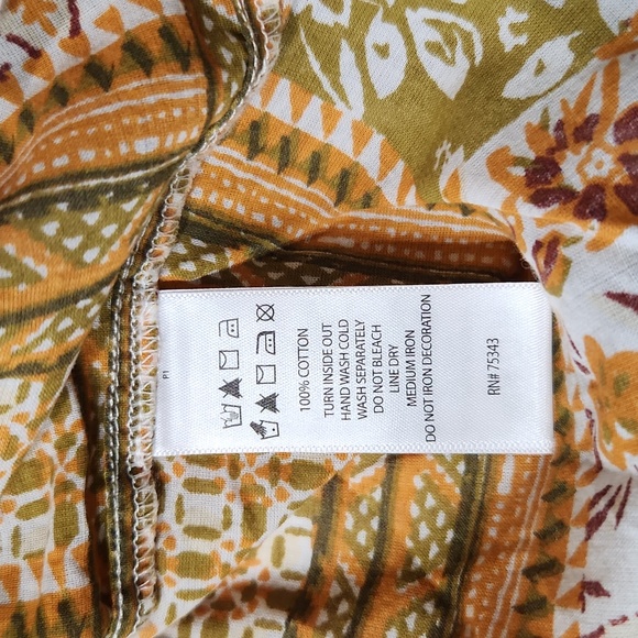 Atelier Nicole Miller Beaded Flowy Boho Sleeveless Blouse Tank Top Medium NEW - Picture 4 of 10